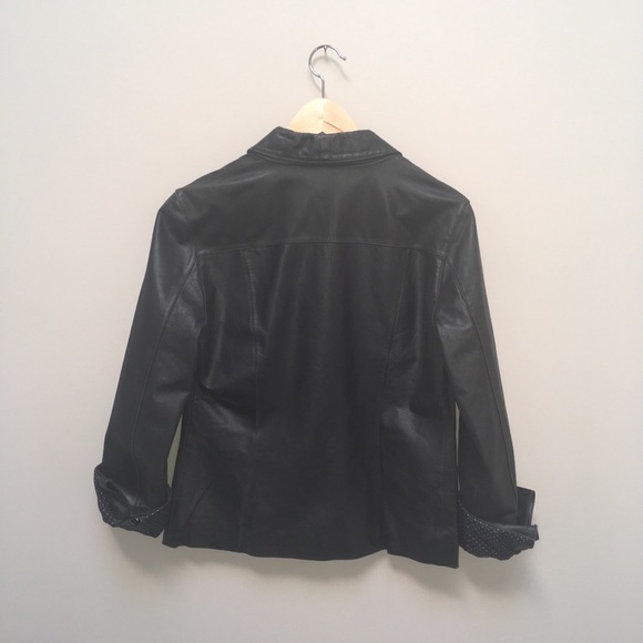 DKNY jeans leather jacket - Picture 5 of 7